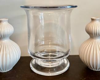 Jonathan Adler Bud Vases and Simon Pearce Hurricane