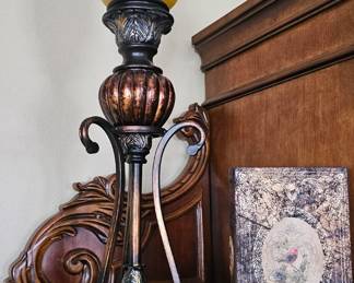 1 of 2 matching lamps $95 each