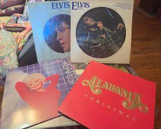Some of the Elvis records are "full photo" records