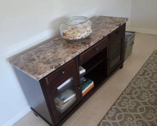 Marble top TV stands