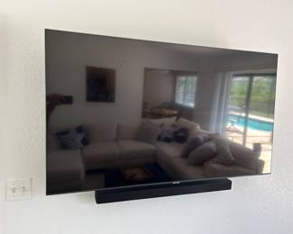 May 2021 Samsung 65" Wall TV