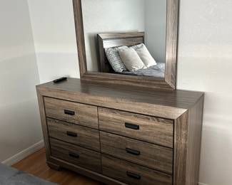 Dresser with Mirror in Bedroom 3