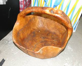 Arts & Crafts wood basket