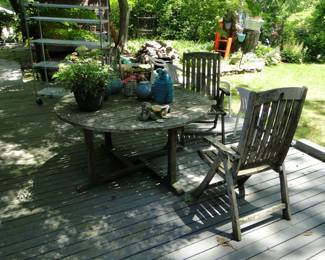 Teak outdoor Patio