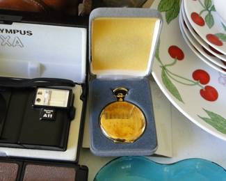 Pocket Watch, Richard Ginori Cherry plates