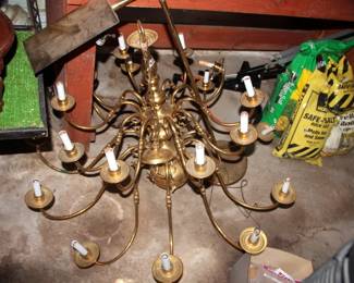 Brass Chandelier