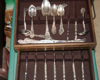 27 pcs. Gorham Versailles Sterling Flatware