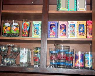 Disney Glasses, Pepsi Glasses, Comic Glasses