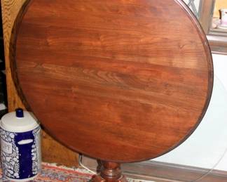 Tilt Top table with Bird Cage
