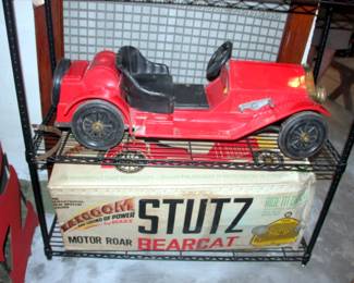 Marx Stutz Bearcat Riding Toy with Original Box