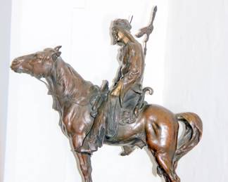 Antoine Bofill Bronze Sculpture “Last of His Race”