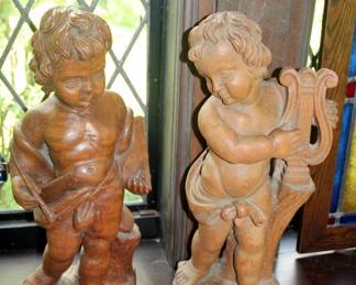 Large Chapman Spain Wood Carvings