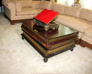 Maitland Smith Stacked Book Coffee Table