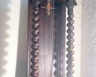 German Open Well Grandfather Clock