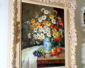 Floral Oil on Canvas