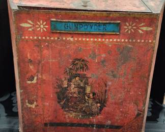 Counter size general store tea tin