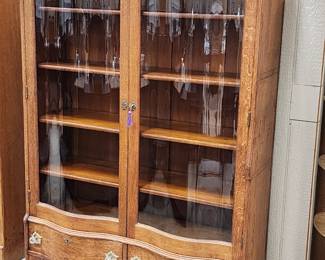 Antique Bookcase or China Hutch