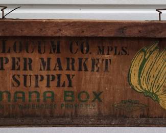 Wooden Banana Box Crate