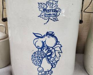 12 gallon Western Stoneware Crock