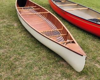 Navarro Canoe Company Handcrafted canoe
