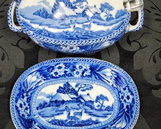 Fallow Deer Wedgwood mini tureen and underplate