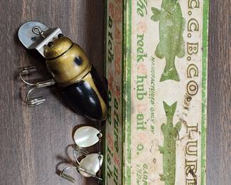 Creek Chub Beetle Lure in box