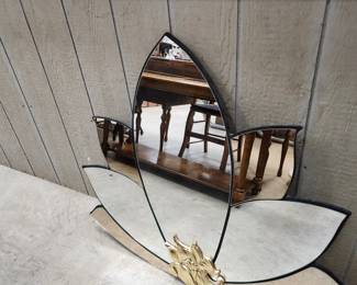 Art Deco style wall art mirror