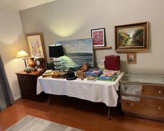 Still in the office, Laps, art work, bibles, games