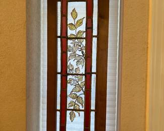 The second English circa 1850 stain glass window