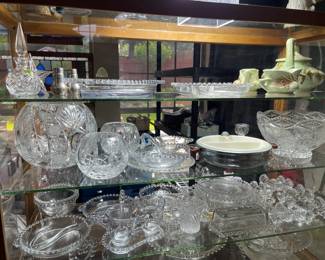 Cut glass crystal, Waterford pieces