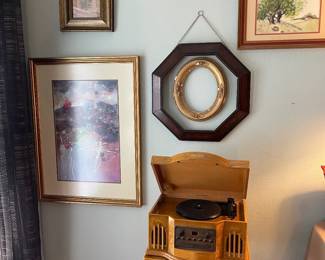 Wonderful art, and vintage frames