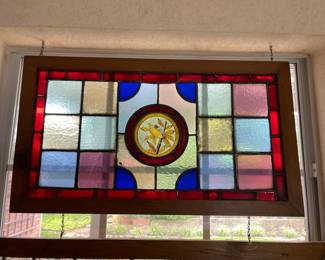 The most beautiful stain glass windows are in this sale and they are all from England and date from 1850's