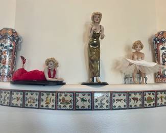 Porcelain Marilyn Monroe dolls