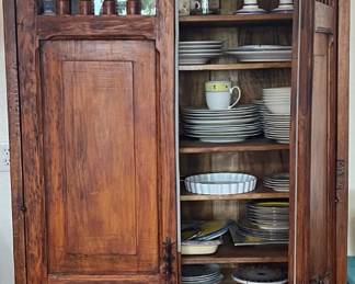 Armoire and Native American pot