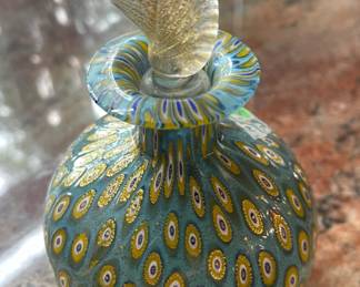 One of a collection of perfume bottles