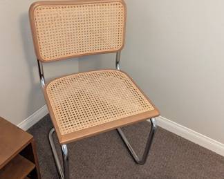 Metal and Wicker Chair