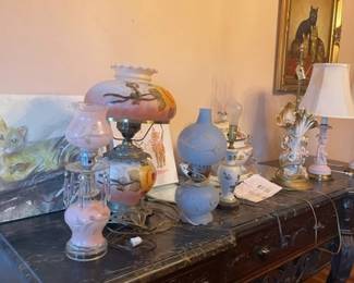 Assorted lamps