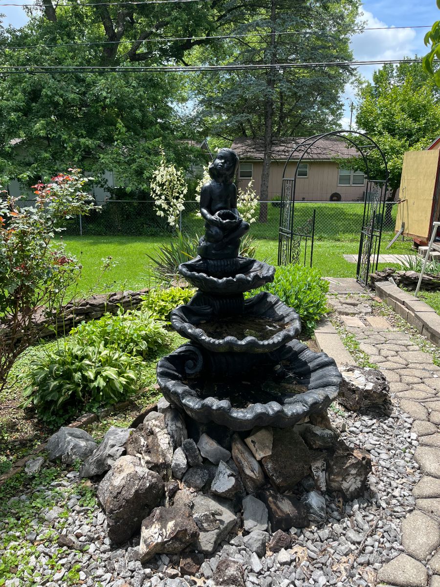 Stunning outdoor fountain