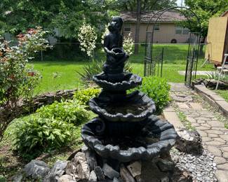Stunning outdoor fountain