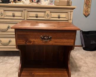 Wooden end table