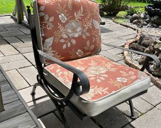 Vintage patio chair.