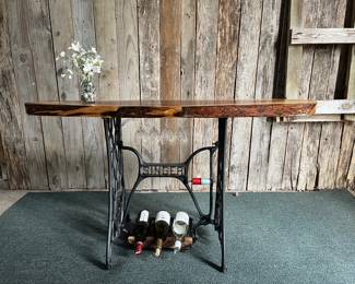 Live Edge Repurposed Table