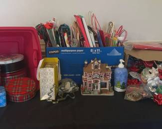 Christmas Holiday Decor, Gift Bags Bows