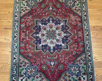 Small RedTurquoise Rug