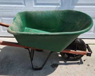 Green Wheelbarrel