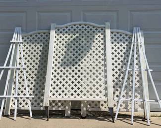 04 Fence Pieces Trellises for Garden