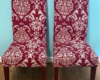 Two Chairs With Slipcovers