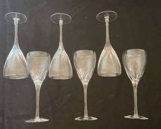 Set Of 6 Matching Wine Glasses