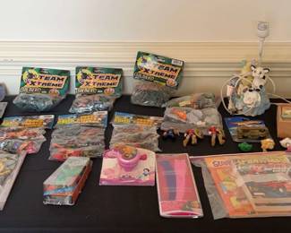 Mixed Toys Lot including Plastic Soldiers Animals