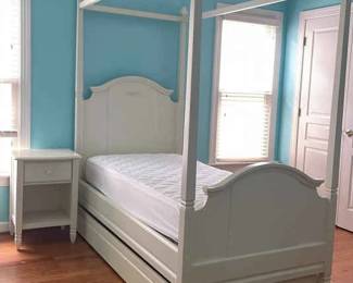 Twin Trundle Bed And Nightstand
